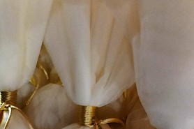 Golden leaves themed wedding in chalkidiki